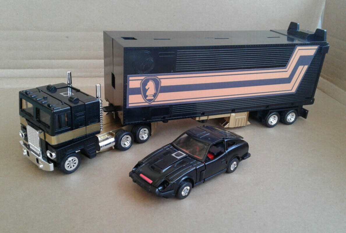 Transformers G1 Knight Rider KITT and Optimus Prime Custom Set